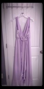 David's bridal lavender dress